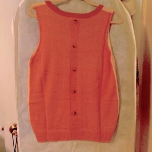 NEW Blu Pepper Tank Sweater w/Buttons L